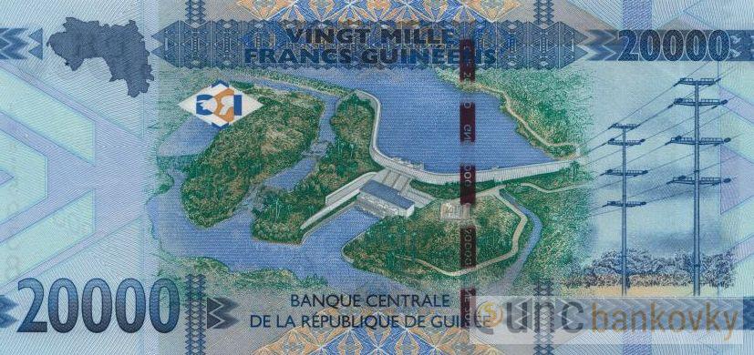 Guinea 20000 Francs 2015 UNC