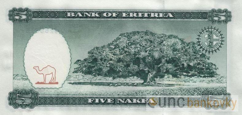 Eritrea 5 Nakfa 1997 UNC