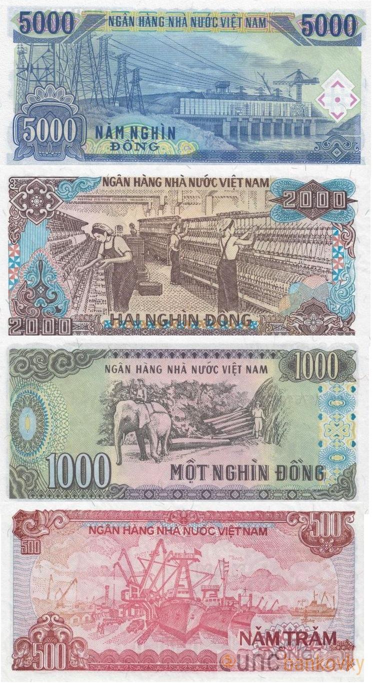 Vietnam sada 1988-1991 UNC