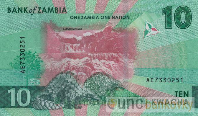 Zambie 10 Kwacha 2024 UNC