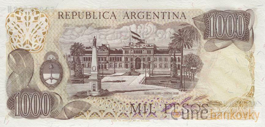 Argentina 1000 Pesos 1982 UNC