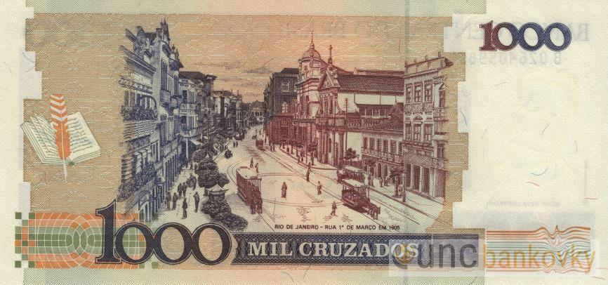 Brazilie 1 Cruzado Novo 1989 UNC