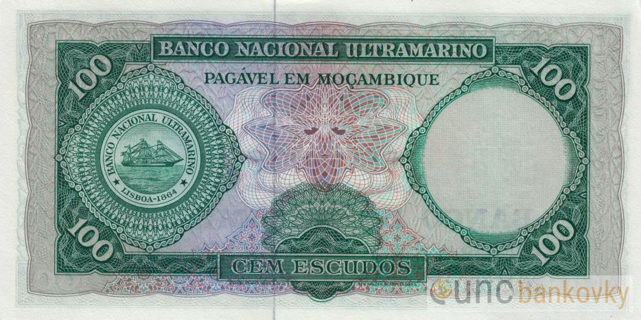 Mosambik 100 Escudos 1961 UNC