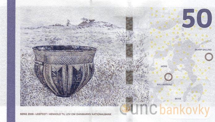 Dánsko 50 Kroner 2009 UNC