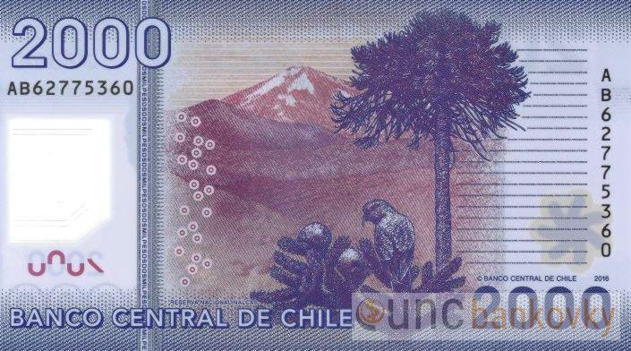 Chile 2000 Pesos 2021 UNC