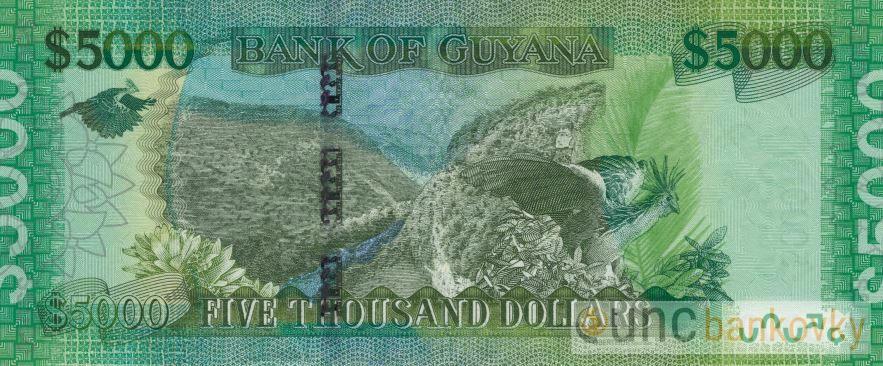 Guyana 5000 Dollars 2013 UNC