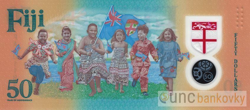 Fiji 50 Dollars 2020 UNC