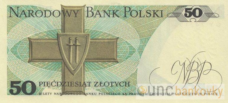 Polsko 50 Zlotych 1988 UNC
