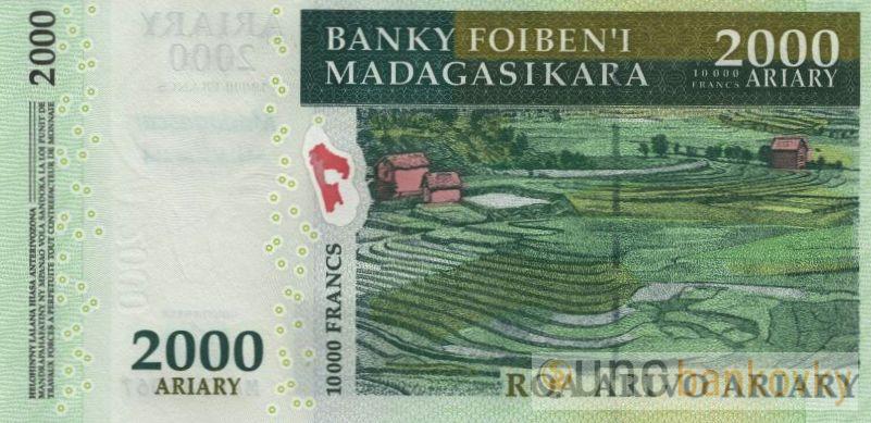 Madagaskar 2000 Francs 2012 UNC