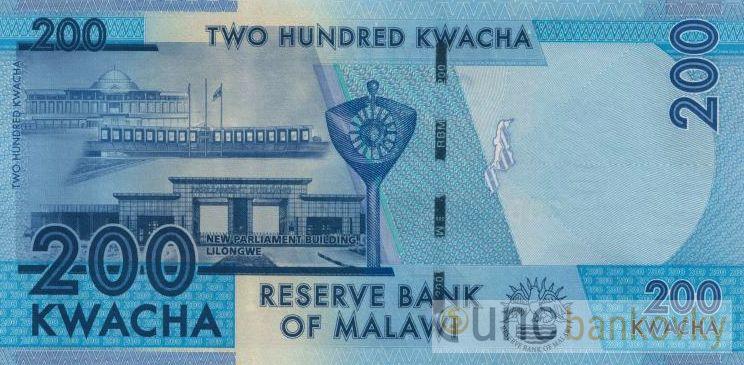 Malawi 200 Kwacha 2022 UNC