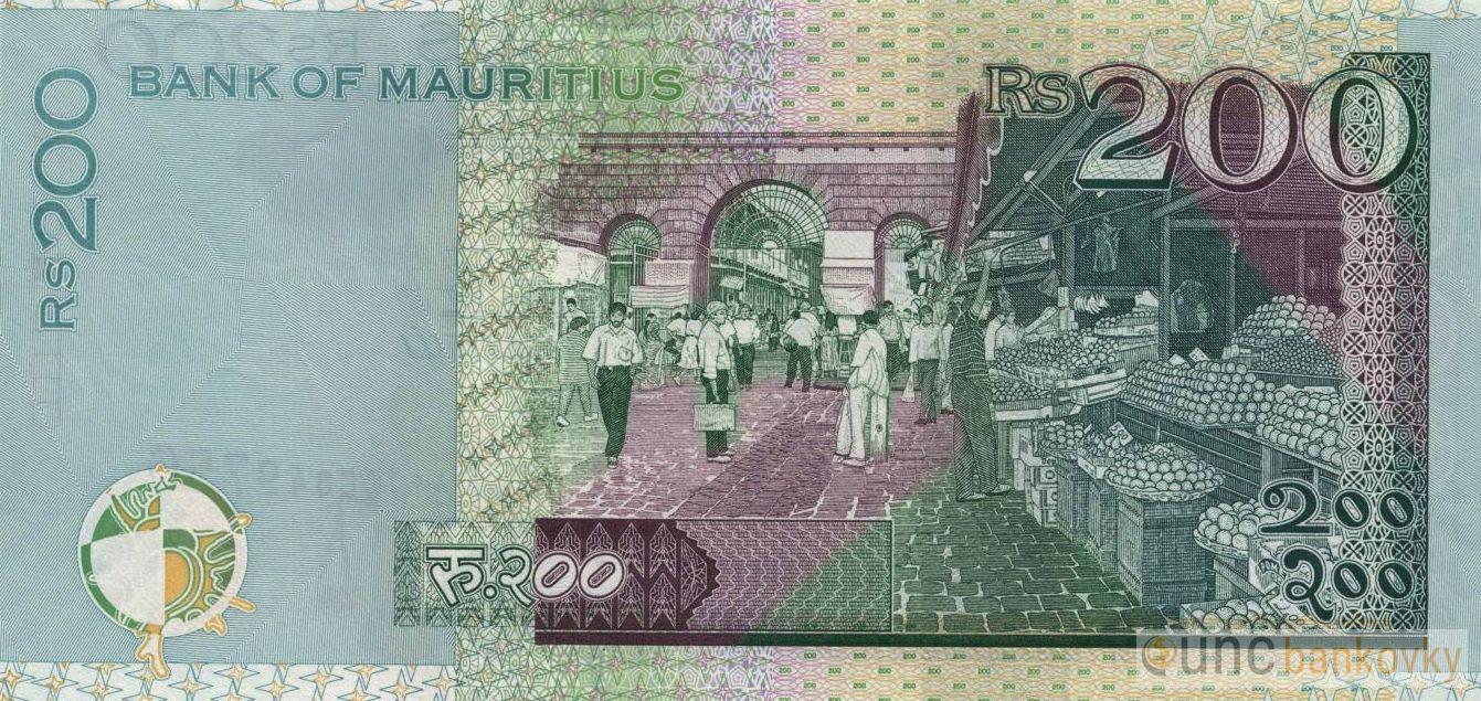 Mauricius 200 Rupees 2013 UNC