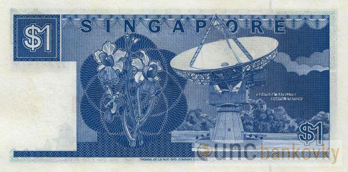 Singapur 1 Dollar 1987 UNC