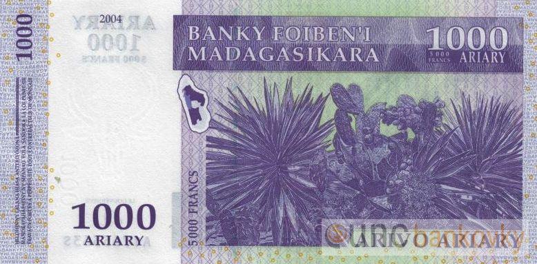 Madagaskar 1000 Ariary 2004 UNC