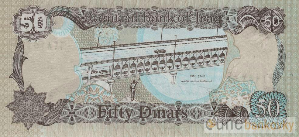 Irák 50 Dinars 1993 UNC 