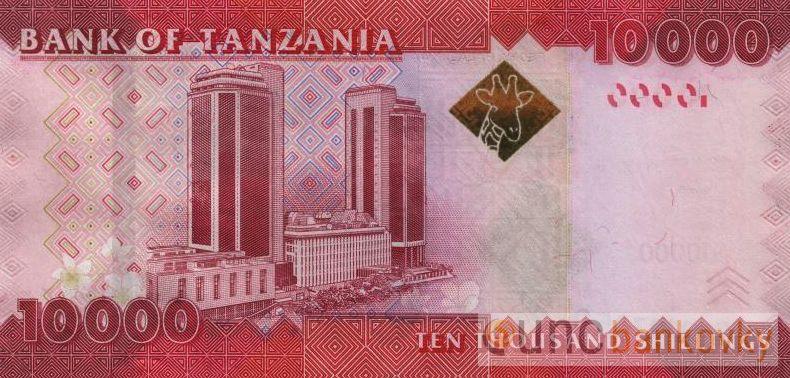 Tanzánie 10000 Shillings 2015 UNC