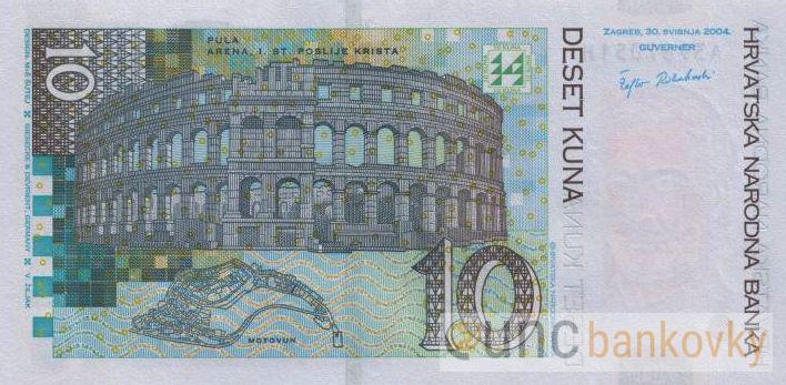 Chorvatsko 10 Kuna 2004 UNC