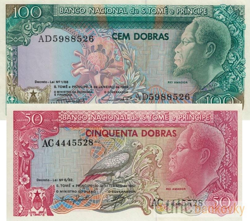 Sv. Tomáš a Princův ostrov sada 1982-89 UNC