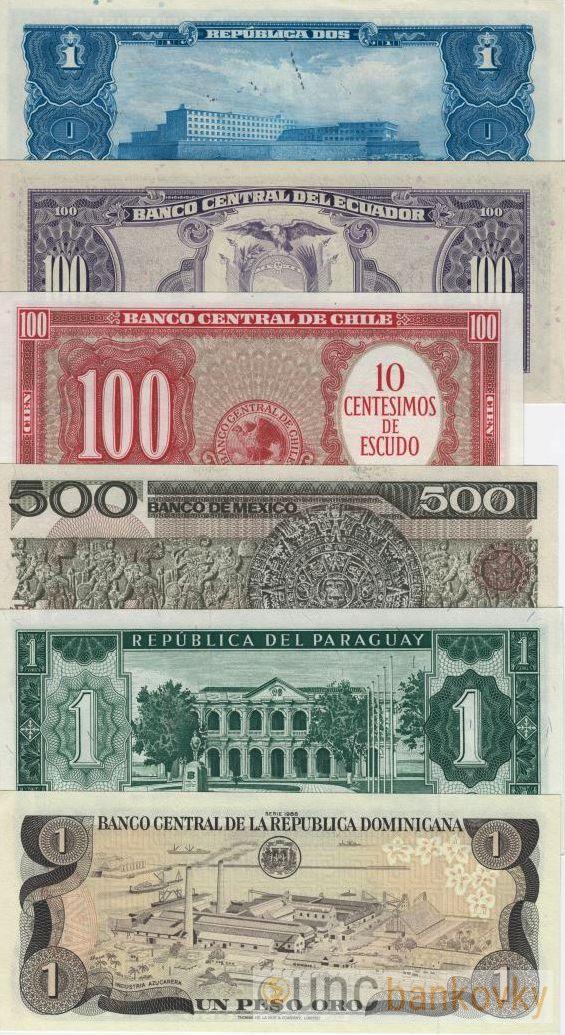 18ks set Jižní Amerika UNC