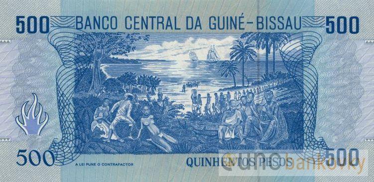 Guinea-Bissau 500 Pesos 1990 UNC