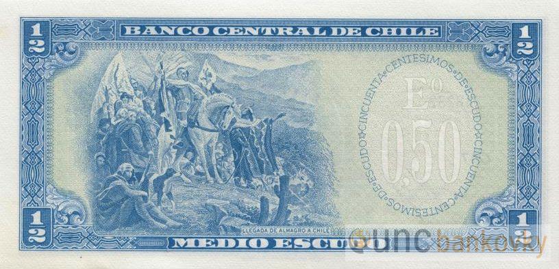 Chile 1/2 Escudo 1962-1975 UNC