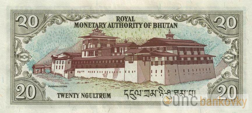 Bhutan 20 Ngultrum 2000 UNC