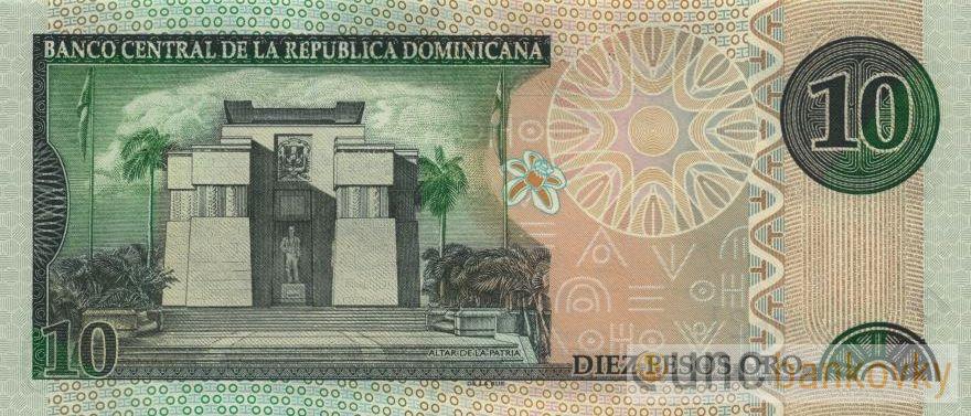Dominikánská republika 10 Pesos 2002 UNC