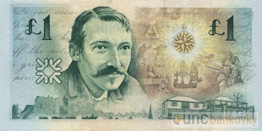 Skotsko 1 Pound 1994 Pamětní R.L.Stevenson UNC