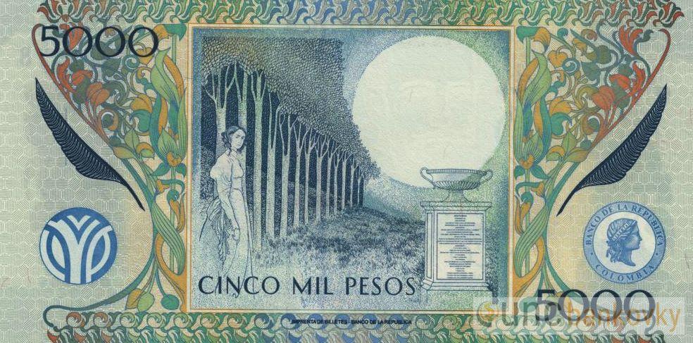 Kolumbie 5000 Pesos 2013 UNC