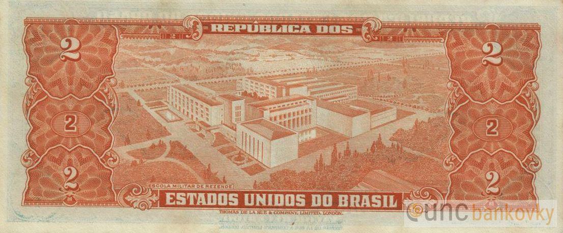Brazílie 2 Cruzeiros 1958 UNC