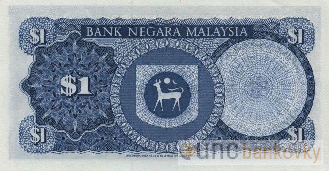 Malajsie 1 Ringgit 1976 UNC