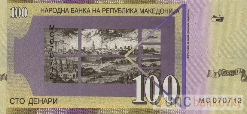 Makedonie 100 Dinara 2018 UNC