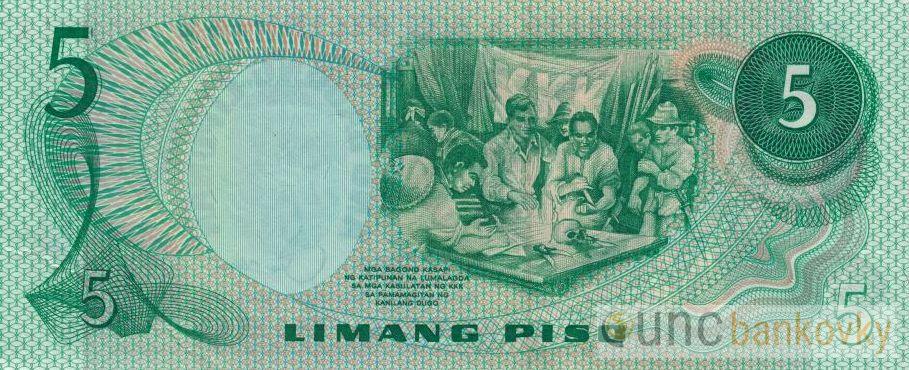 Filipíny 5 Piso 1978 UNC