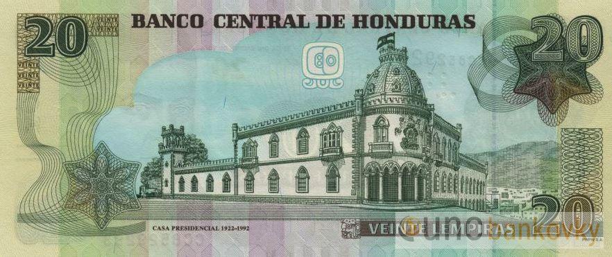 Honduras 20 Lempiras 2016 UNC