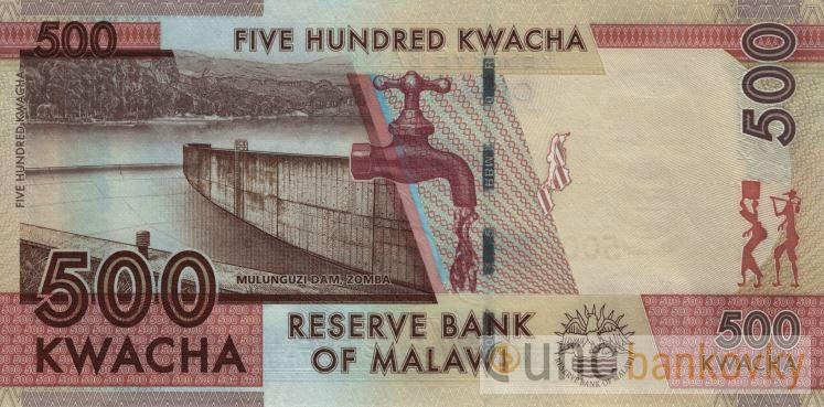 Malawi 500 Kwacha 2017 UNC