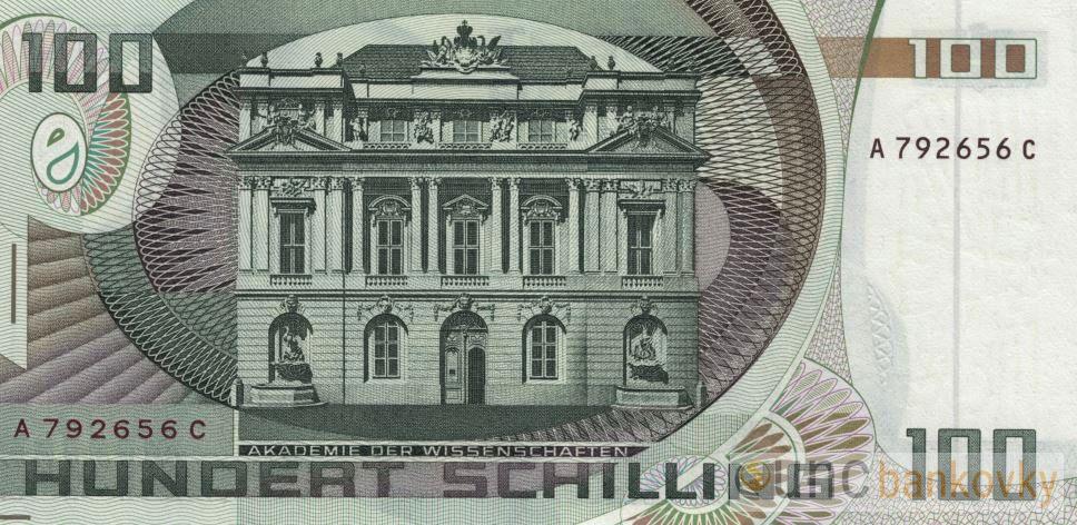 Rakousko 100 Shillings 1984 UNC