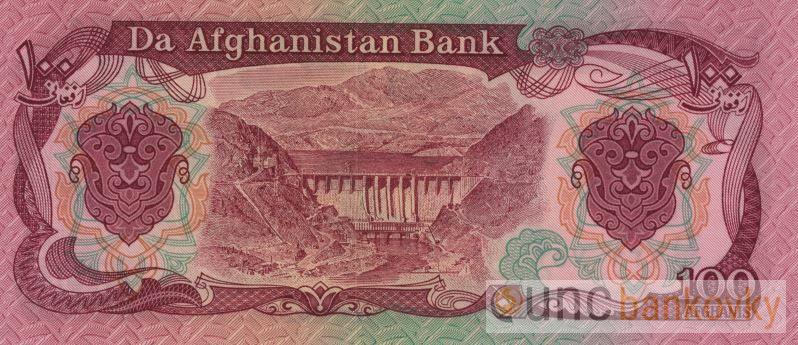 Afghanistan 100 Afghanis 1991 UNC