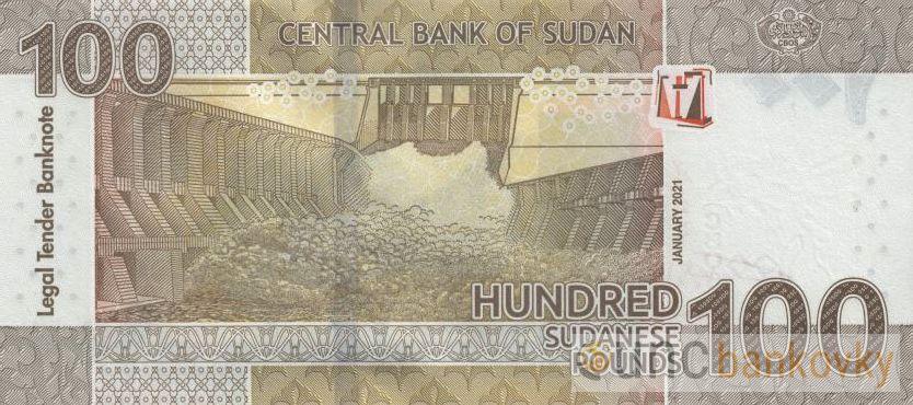 Sudan 100 Pounds 2021 UNC
