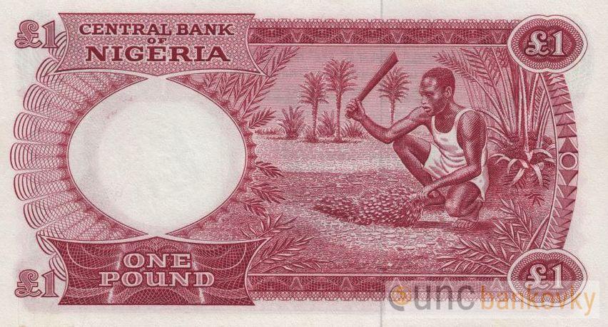 Nigérie 1 Pound 1967 UNC