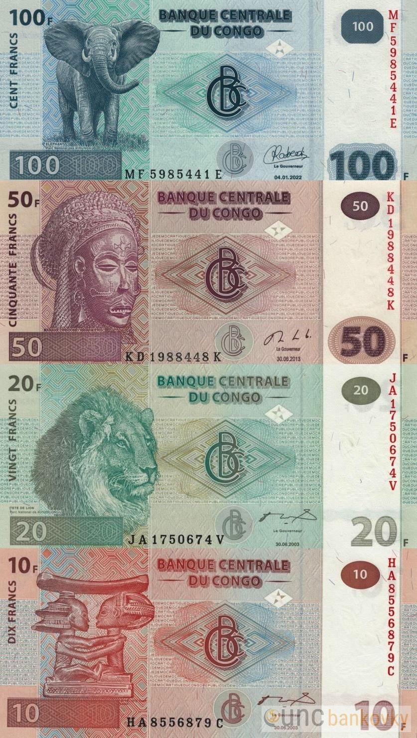 Kongo sada 2003-2022 UNC