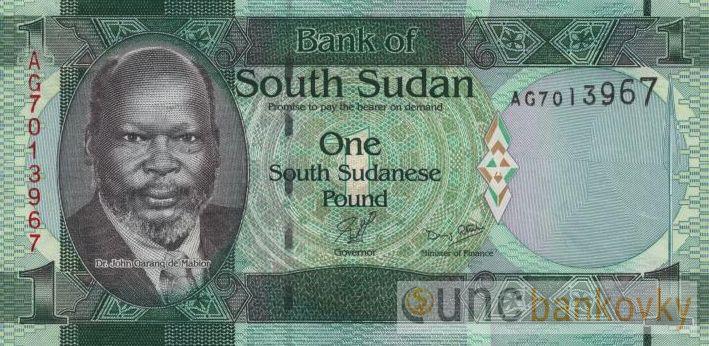 Jižní Sudán 1 Pound 2011 UNC
