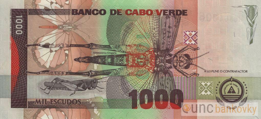 Kapverdy 1000 Escudos 2002 UNC