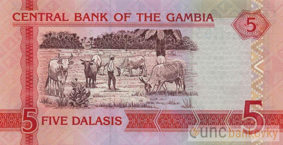 Gambie 5 Dalasis 2013 UNC