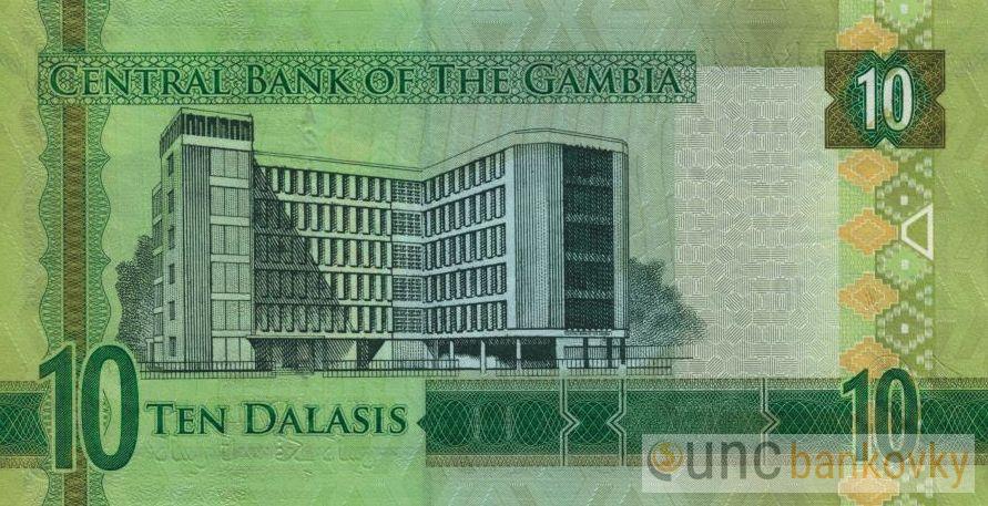 Gambie 10 Dalasis 2015 UNC