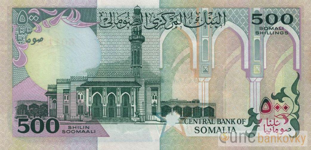 Somálsko 500 Shillings 1996 UNC