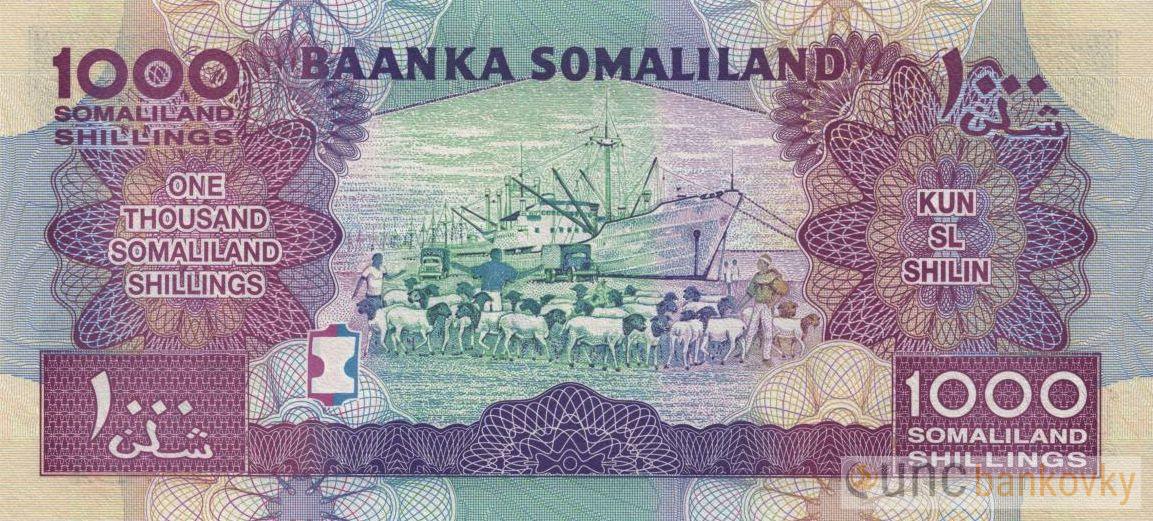 Somaliland 1000 Shillings 2014 UNC