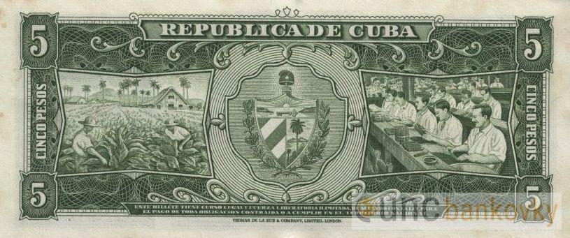 Kuba 5 Pesos 1960 Che Guevara aUNC