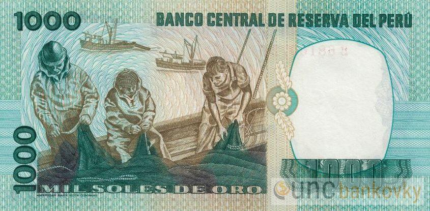 Peru 1000 Soles 1981 UNC