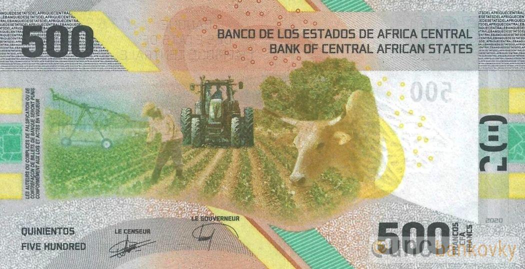 CAF 500 Francs 2020 UNC