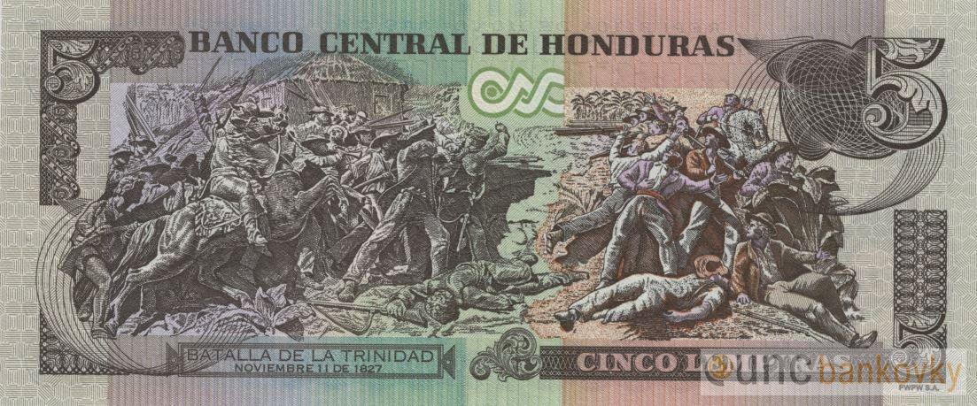 Honduras 5 Lempiras 2024 UNC