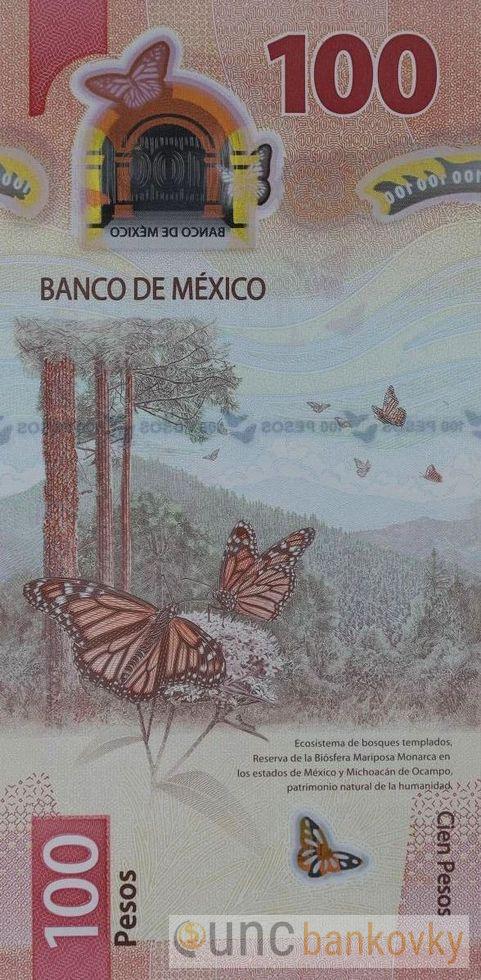 Mexiko 100 Pesos 2025 UNC